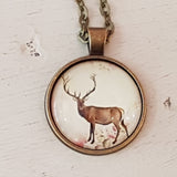 Cabochonkette Hirsch