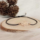 Armband Schneeflocke mini roségold