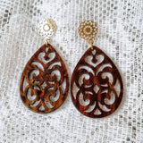 BOHO Chic Ohrringe Ornament Tropfen ROMANTIC gold Small